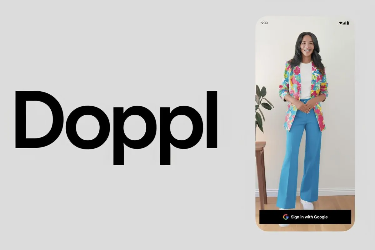 Try on clothes virtually with Doppl, Google’s AI-powered app. Preview outfits on your body using a single full-body photo!